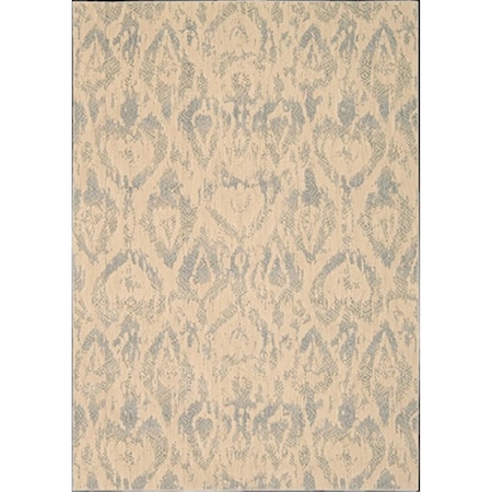 Nourison Nepal Area Rug Collection Beige Slate 3 Ft 6 In. X 5 Ft 6 In. Rectangle 99446152466